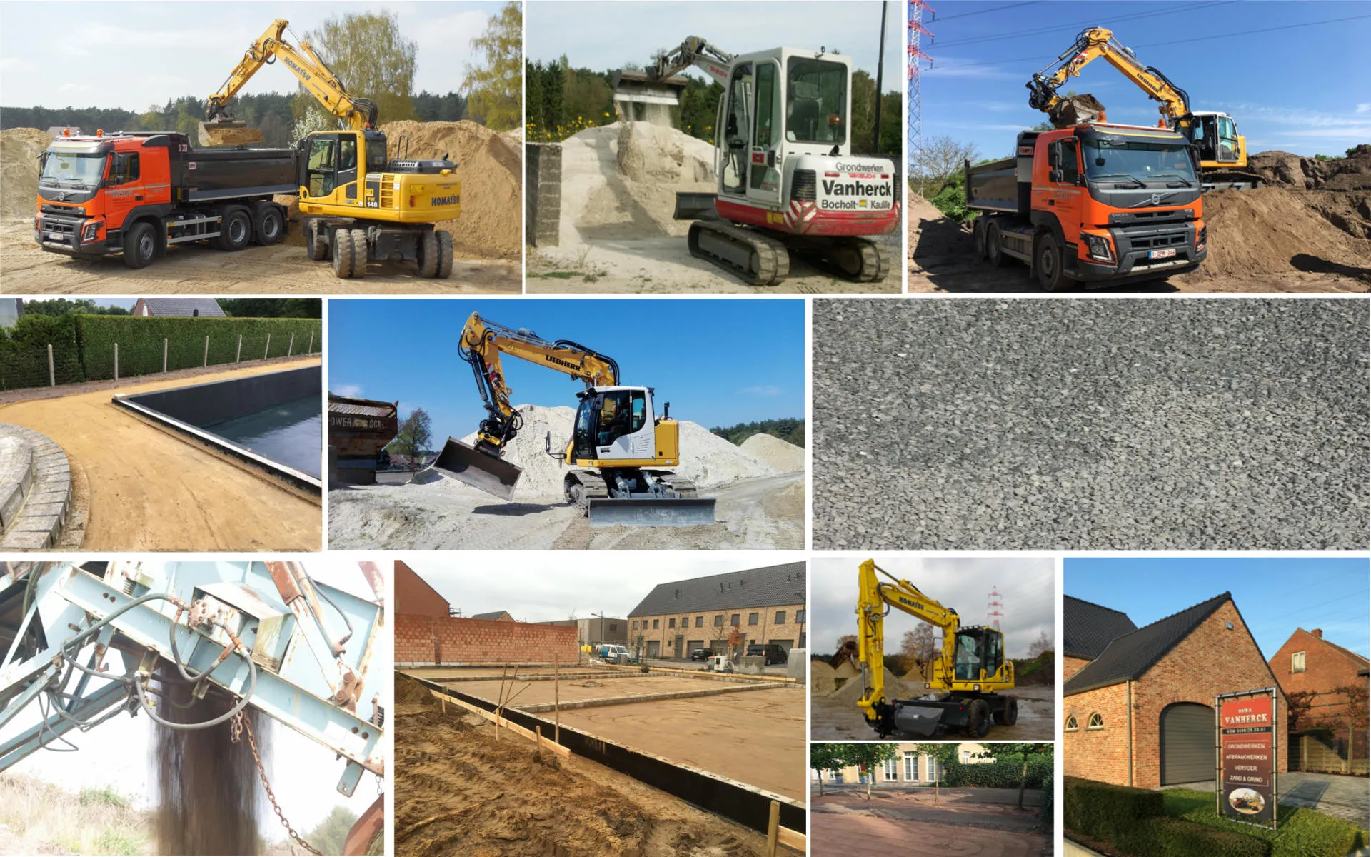 VANHERCK bvba grond- en afbraakwerken in actie